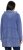 Ulla Popken Tiered Flounce Panel Zip Up Hoodie Atlantic Blue - Mikiny & mikiny s kapucí - 