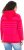Ulla Popken Oversized Striped Long Sleeve Hoodie Lychee - Mikiny & mikiny s kapucí - 