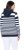 Ulla Popken Oversized Striped Long Sleeve Hoodie Ink Blue - Mikiny & mikiny s kapucí - 