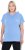 Ulla Popken Quick Drying Short Sleeve Hoodie Light Blue - Mikiny & mikiny s kapucí - 