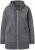 Ulla Popken Decorative Seam Zip-Up Hoodie Graphite Grey - Mikiny & mikiny s kapucí - 