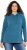 Ulla Popken Rhinestone Drawstring Moon Wash Hoodie Teal - Mikiny & mikiny s kapucí - 