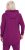 Ulla Popken Contrast Piping Zip-Up Hoodie Pink Berry - Mikiny & mikiny s kapucí - 