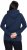 Ulla Popken Relaxed Fit Long Sleeve Hoodie Navy - Mikiny & mikiny s kapucí - 