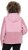 Ulla Popken Mixed Texture Hoodie Wildberry - Mikiny & mikiny s kapucí - 