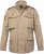 JP1880 Field Jacket with Badges Vintage Look Dark Beige - Bundy - Bundy Nadměrné Velikosti - 2XL-8XL