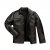 JP1880 Leather Jacket Soft Lamb Nappa Dark Brown - Bundy - Bundy Nadměrné Velikosti - 2XL-8XL