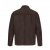 JP1880 Leather Jacket Goat Suede Shirt Collar Dark Brown - Bundy - Bundy Nadměrné Velikosti - 2XL-8XL