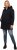 Ulla Popken HYPRAR Triple Function Fully Lined Waterproof Coat Black - Bundy - 