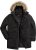 Men Plus Parka With Fur Hood Black - Bundy - Bundy Nadměrné Velikosti - 2XL-8XL
