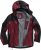 Ulla Popken HYPRAR Lightweight Triple Function Jacket Dark Berry - Bundy - 