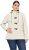 Ulla Popken HYPRAR Toggle Button Microfleece Lined Jacket Light Champagne - Bundy - 