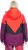 Ulla Popken HYPRAR Performance Colorblock Ski Jacket Coral - Bundy - 
