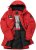 JAY-PI Warm Quilted Parka Dual Function Windproof and Water Repellent Red - Bundy - Bundy Nadměrné Velikosti - 2XL-8XL