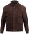 JP1880 Leather Jacket Goat Suede Espresso Brown - Bundy - Bundy Nadměrné Velikosti - 2XL-8XL