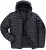 JAY-PI Lightly Quilted Jacket with a Hoodie Black - Bundy - Bundy Nadměrné Velikosti - 2XL-8XL