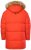 JP1880 Parka Quilted Faux Fur Hood Red - Bundy - Bundy Nadměrné Velikosti - 2XL-8XL