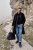 JP1880 Water-repellent Functional Coat with Wool Look Black - Bundy - Bundy Nadměrné Velikosti - 2XL-8XL