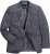 JP1880 Jacket Business Donegal Graphite Grey - Bundy - Bundy Nadměrné Velikosti - 2XL-8XL