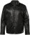 JP1880 Leather Jacket Finest Lamb Nappa Black - Bundy - Bundy Nadměrné Velikosti - 2XL-8XL