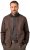 JP1880 Jacket Buffed Nubuck Lamb Leather Brown - Bundy - Bundy Nadměrné Velikosti - 2XL-8XL