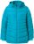 Ulla Popken Quilted Water Repellent Jacket Turquoise - Bundy - 