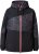 Ulla Popken Neon Ripple Performance Snow Jacket Black - Bundy - 