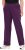 Ulla Popken Pull On Knit Straight Leg Pocket Pants Dark Blackberry - Džíny & Kalhoty ve Velkých Velikostech – Plus Size - 