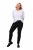 Ulla Popken Denim Look All Elastic Pocket Sienna Jeggings Black - Ulla Popken - Ulla Popken plus size oblečení