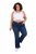 Ulla Popken Marie Fit Bootcut Stretch Jeans Blue Denim - Ulla Popken - Ulla Popken plus size oblečení