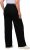 Ulla Popken Mary Fit Wide Leg Stretch Jeans Black - Džíny & Kalhoty ve Velkých Velikostech – Plus Size - 