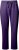 Ulla Popken Basic Drawstring Elastic Waist Cotton Blend Joggers Deep Violet - Džíny & Kalhoty ve Velkých Velikostech – Plus Size - 
