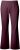 Ulla Popken Bengaline Elastic Waist Thermal Pants Aubergine - Džíny & Kalhoty ve Velkých Velikostech – Plus Size - 