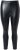 Ulla Popken Metallic Faux Leather Leggings Black - Džíny & Kalhoty ve Velkých Velikostech – Plus Size - 