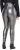 Ulla Popken Metallic Faux Leather Leggings Silver - Džíny & Kalhoty ve Velkých Velikostech – Plus Size - 