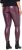 Ulla Popken Metallic Faux Leather Leggings Plum - Džíny & Kalhoty ve Velkých Velikostech – Plus Size - 