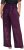 Ulla Popken Wide Leg Sequined Pants Mulberry - Džíny & Kalhoty ve Velkých Velikostech – Plus Size - 
