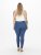 Only Carmakoma Thunder Life Skinny Fit Jeans Blue Denim - Džíny & Kalhoty ve Velkých Velikostech – Plus Size - 