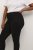 Kaffe Curve Ana Zkrácené Twill Jeggings Sytě černá - Džíny & Kalhoty ve Velkých Velikostech – Plus Size - 