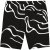 JP1880 Bermuda Shorts Soft Viscose All-over Print Black - Šortky - Šortky Nadměrné Velikosti W40-W60