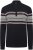 Kam Jeans 93 Stripe 1/4 Zipper Knitted Sweater Navy - Mikiny & mikiny s kapucí - Mikiny & Mikiny s kapucí 2XL-12XL