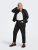Only Carmakoma Robber Leather Jacket Black - Kožené bundy - 