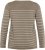 Kaffe Curve Linia Boatneck Pullover Morel Melange with Silver Lurex - Pletené svetry - 