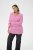 Kaffe Curve Emilia Pullover Pink Power Melange - Kaffe Curve - 