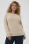 Kaffe Curve Jina Knit Pullover Feather Grey Melange - Pletené svetry - 