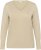 Kaffe Curve Lizzy Long Sleeve Pullover Feather Grey Melange - Pletené svetry - 