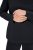 Ulla Popken Basic Long Sleeve Slim Fit Turtleneck Black - Mikiny & mikiny s kapucí - Pohodlné mikiny, hoodie a pleteniny