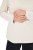 Ulla Popken Basic Long Sleeve Slim Fit Turtleneck Natural - Mikiny & mikiny s kapucí - Pohodlné mikiny, hoodie a pleteniny