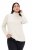 Ulla Popken Basic Long Sleeve Slim Fit Turtleneck Natural - Mikiny & mikiny s kapucí - Pohodlné mikiny, hoodie a pleteniny