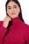 Ulla Popken Basic Long Sleeve Slim Fit Turtleneck Red - Mikiny & mikiny s kapucí - Pohodlné mikiny, hoodie a pleteniny